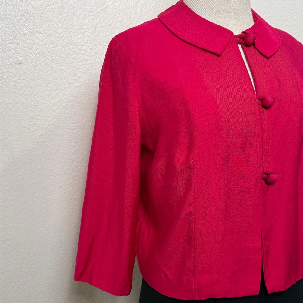 Women's Pink Vintage Jacket - Picture 6 of 9